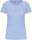 Kariban organikus kereknyakú rövid ujjú Női póló KA3026IC, Sky Blue-S