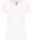 Kariban organikus kereknyakú rövid ujjú Női póló KA3026IC, White-M