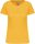 Kariban organikus kereknyakú rövid ujjú Női póló KA3026IC, Yellow-M