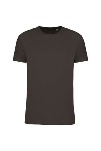 Kariban körkötött organikus férfi póló rövid ujjú KA3032IC, Dark Grey-2XL