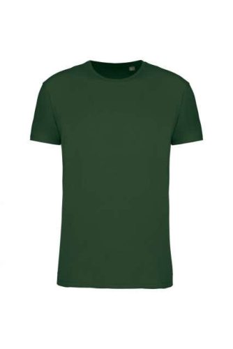 Kariban körkötött organikus férfi póló rövid ujjú KA3032IC, Forest Green-4XL