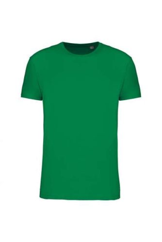 Kariban körkötött organikus férfi póló rövid ujjú KA3032IC, Kelly Green-2XL