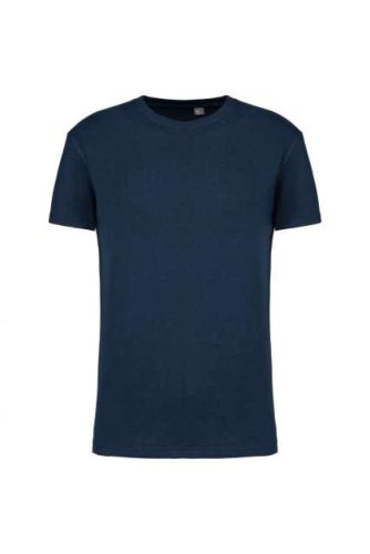 Kariban körkötött organikus férfi póló rövid ujjú KA3032IC, Navy-2XL