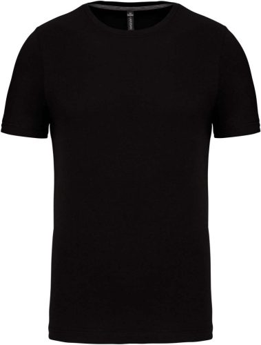 Kariban jersey rövid ujjú férfi póló KA356, Black-2XL