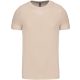 Kariban jersey rövid ujjú férfi póló KA356, Light Sand-2XL