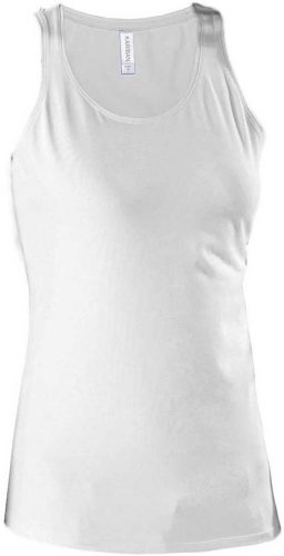 Kariban sztreccs Női ujjatlan póló KA361, White-M