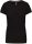 Kariban rövid ujjú környakas Női pamut póló KA380, Black-M