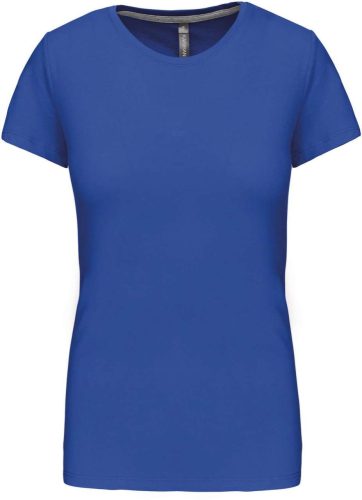 Kariban rövid ujjú környakas Női pamut póló KA380, Light Royal Blue-L