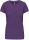 Kariban rövid ujjú környakas Női pamut póló KA380, Purple-3XL
