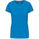 Kariban rövid ujjú környakas Női pamut póló KA380, Tropical Blue-S