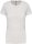 Kariban rövid ujjú környakas Női pamut póló KA380, White-3XL