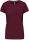 Kariban rövid ujjú környakas Női pamut póló KA380, Wine-XL