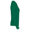 Kariban hosszú ujjú kereknyakú Női pamut póló KA383, Kelly Green-2XL