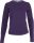 Kariban hosszú ujjú kereknyakú Női pamut póló KA383, Purple-S