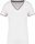 Kariban V-nyakú piké Női póló KA394, White/Navy/Red-M