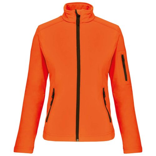 Kariban Női softshell dzseki KA400, Fluorescent Orange-3XL