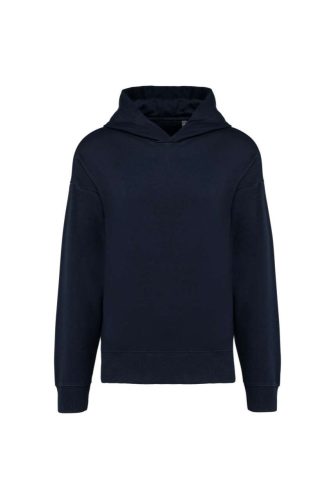 Kariban laza szabású unisex kapucnis pulóver KA4018, Navy-S