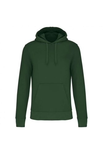 Kariban organikus féfi kapucnis pulóver KA4027, Forest Green-2XL