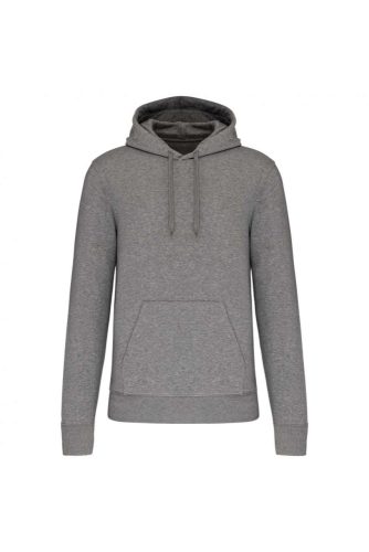 Kariban organikus féfi kapucnis pulóver KA4027, Grey Heather-3XL