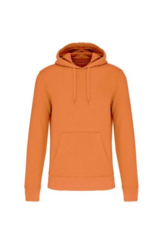 Kariban organikus féfi kapucnis pulóver KA4027, Light Orange-4XL