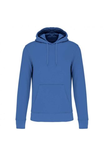 Kariban organikus féfi kapucnis pulóver KA4027, Light Royal Blue-3XL