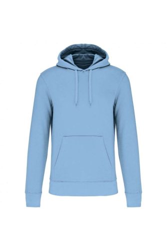 Kariban organikus féfi kapucnis pulóver KA4027, Sky Blue-4XL