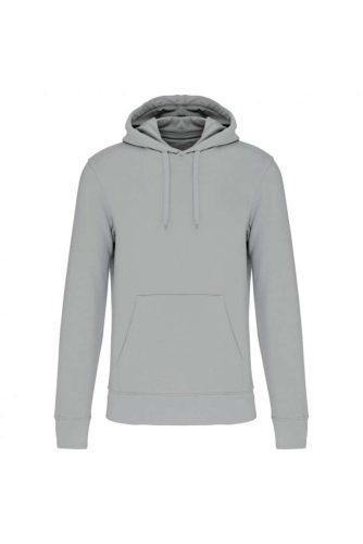 Kariban organikus féfi kapucnis pulóver KA4027, Snow Grey-2XL