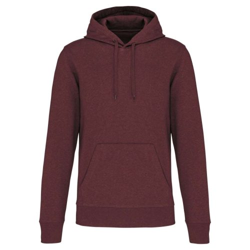 Kariban organikus féfi kapucnis pulóver KA4027, Wine Heather-2XL