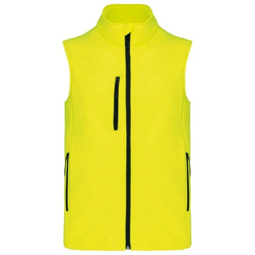 Kariban férfi softshell mellény KA403, Fluorescent Yellow-3XL