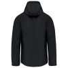 Kariban kapucnis softshell férfi dzseki KA413, Black-S