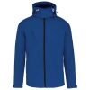 Kariban kapucnis softshell férfi dzseki KA413, Dark Royal Blue-S