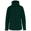 Kariban kapucnis Női softshell dzseki KA414, Bottle Green-2XL