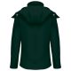 Kariban kapucnis Női softshell dzseki KA414, Bottle Green-4XL