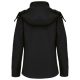 Kariban kapucnis Női softshell dzseki KA414, Black-2XL