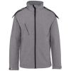 Kariban kapucnis Női softshell dzseki KA414, Marl Grey-2XL