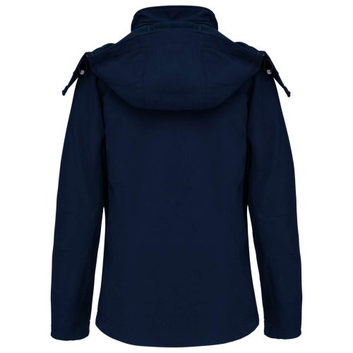 Kariban kapucnis Női softshell dzseki KA414, Navy-2XL