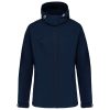 Kariban kapucnis Női softshell dzseki KA414, Navy-2XL