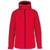 Kariban kapucnis Női softshell dzseki KA414, Red-2XL