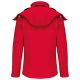 Kariban kapucnis Női softshell dzseki KA414, Red-XL