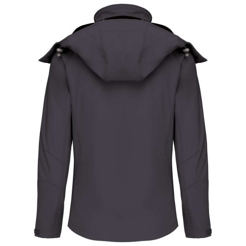 Kariban kapucnis Női softshell dzseki KA414, Titanium-2XL