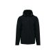 Kariban levehető ujjú kapucnis softshell dzseki KA422, Black-M