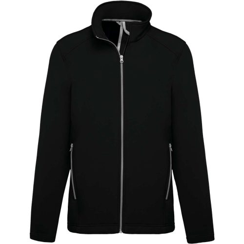 Kariban férfi két rétegű softshell dzseki KA424, Black-S