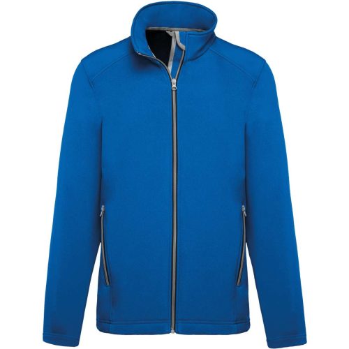 Kariban férfi két rétegű softshell dzseki KA424, Light Royal Blue-2XL