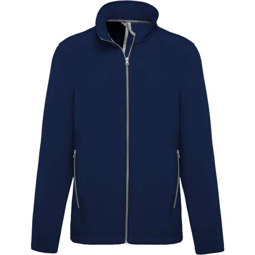 Kariban férfi két rétegű softshell dzseki KA424, Navy-M