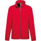 Kariban férfi két rétegű softshell dzseki KA424, Red-L