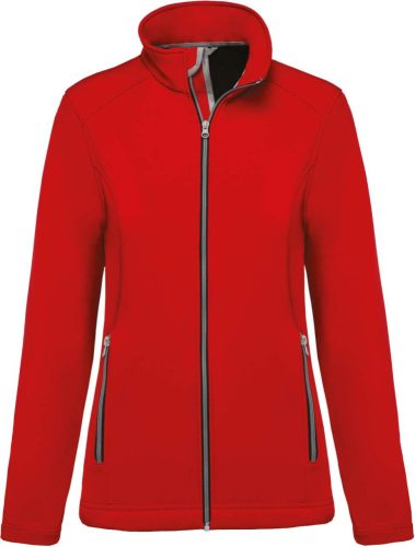 Kariban két rétegű Női softshell dzseki KA425, Red-3XL