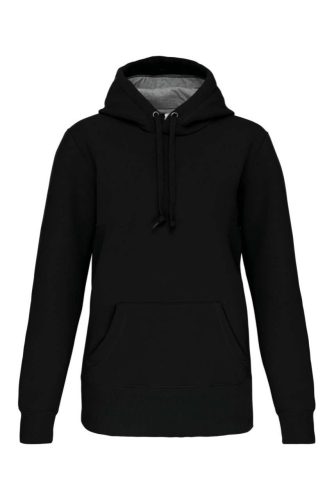 Kariban vastag kapucnis pulóver KA443, Black-M