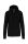 Kariban kapucnis cipzáras férfi pulóver KA454, Black-3XL