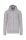 Kariban kapucnis cipzáras férfi pulóver KA454, Oxford Grey-3XL