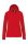 Kariban cipzáros kapucnis Női pulóver KA464, Red-L